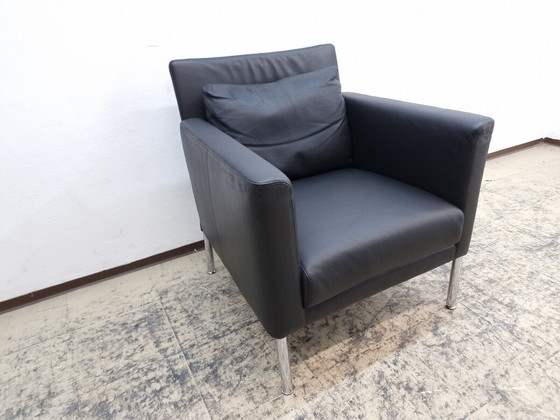 Image 1 of Walter Knoll fauteuil Jason 391 echt leren fauteuil designerstoel designerstoel