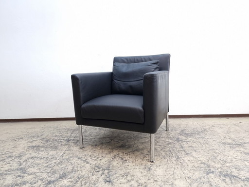 Walter Knoll fauteuil Jason 391 echt leren fauteuil designerstoel designerstoel