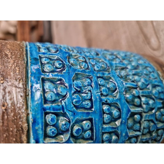 Image 1 of Vintage lamp van steengoed en keramiek van Aldo Londi voor Bitossi, 1960