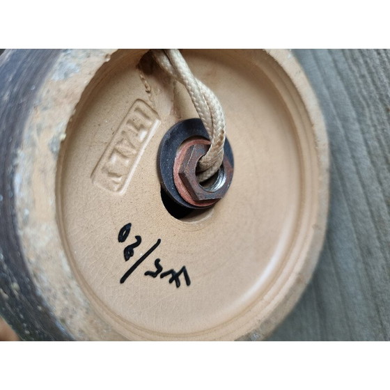 Image 1 of Vintage lamp van steengoed en keramiek van Aldo Londi voor Bitossi, 1960