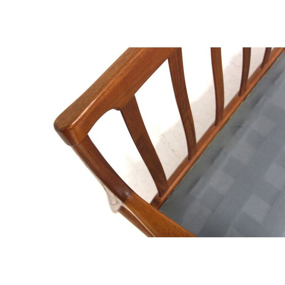 Image 1 of Vintage "Kuba" 3-zitsbank in teak en stof van Bertil Fridhagen voor Bröderna Andersson, Zweden 1960