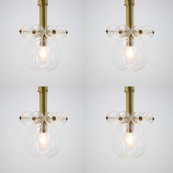 Image 1 of Set van 4 vintage kroonluchters van Kamenicky Senov, 1970