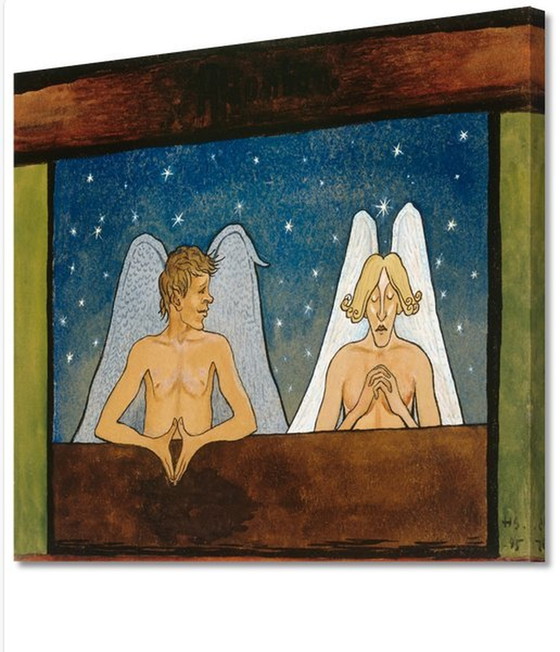 Image 1 of Hugo Simberg  ---Devotion  (Symbolisme)