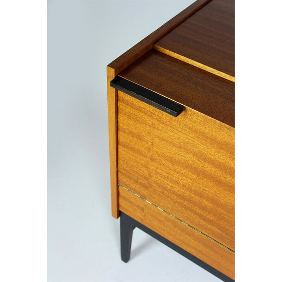 Image 1 of Vintage mahoniehouten highboard van Up Zavody, Tsjecho-Slowakije 1969