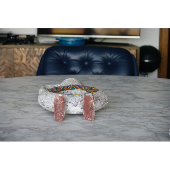 Image 1 of Vintage keramieken vaas van Jaque Sagan, 1950