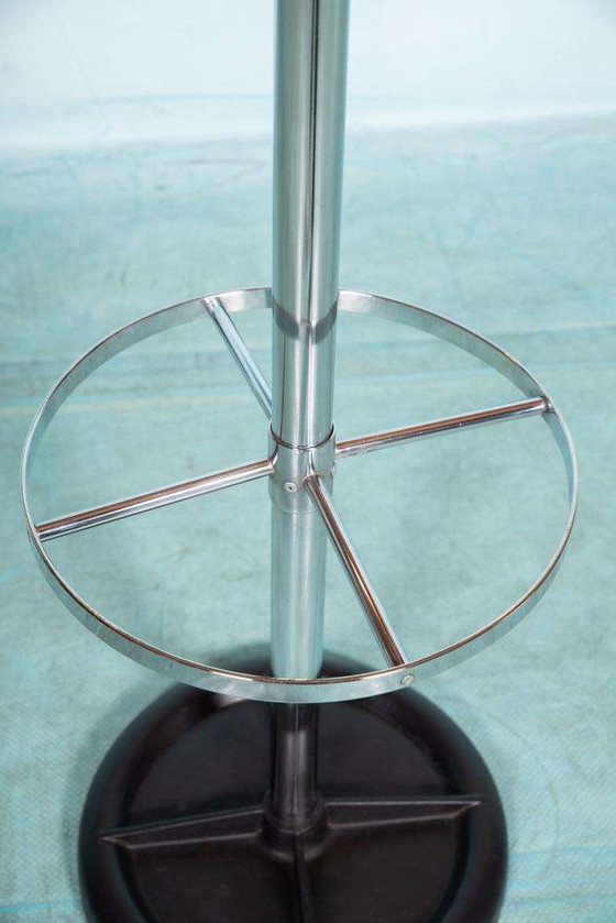Image 1 of Vintage design staande kapstok chroom, minimalist coat rack