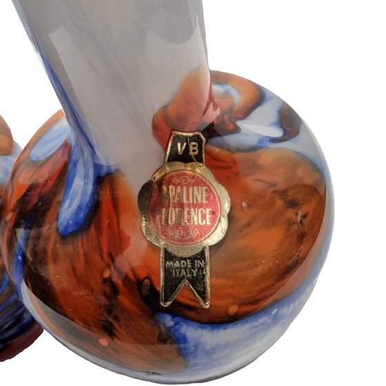 Image 1 of 2 Vintage Opaline Vazen Uit Florence