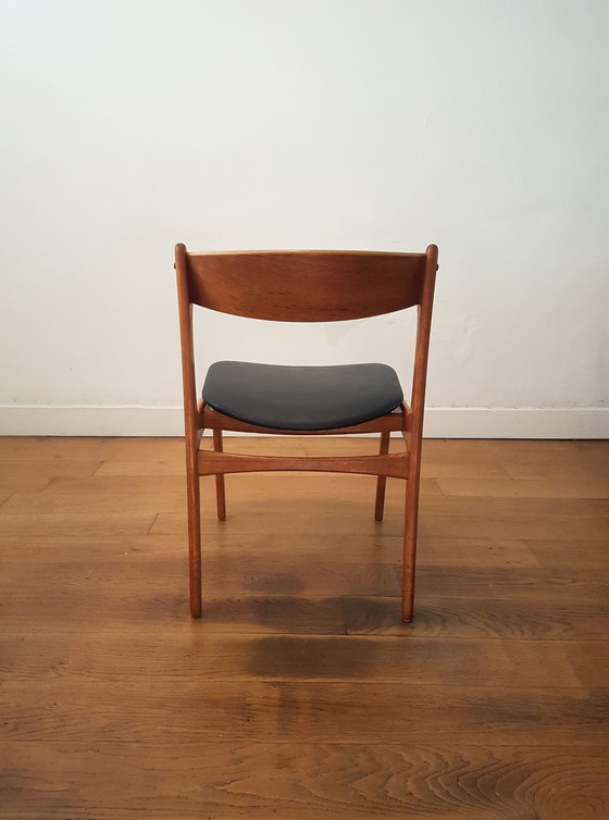 Image 1 of 4x Erik Buck eetkamerstoelen voor O.D. Møbler