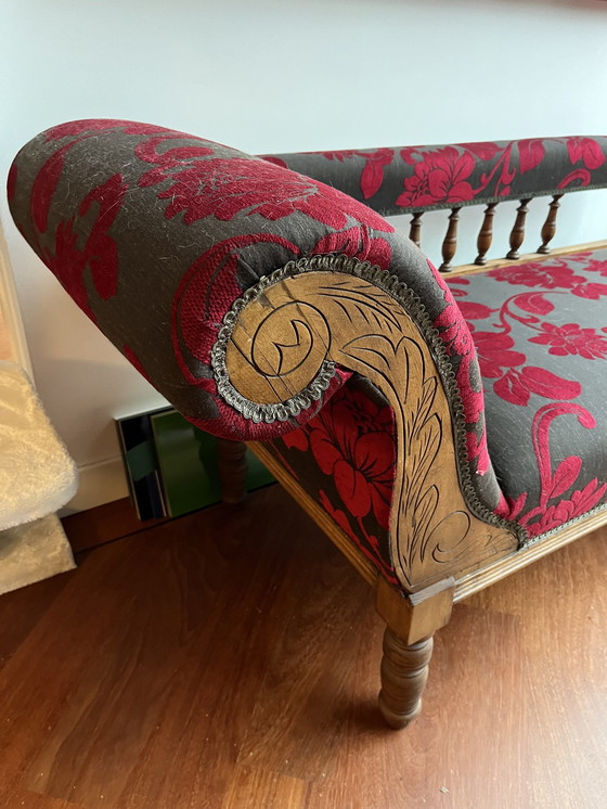 Image 1 of Klassieke Chaise Longue Gerestaureerd