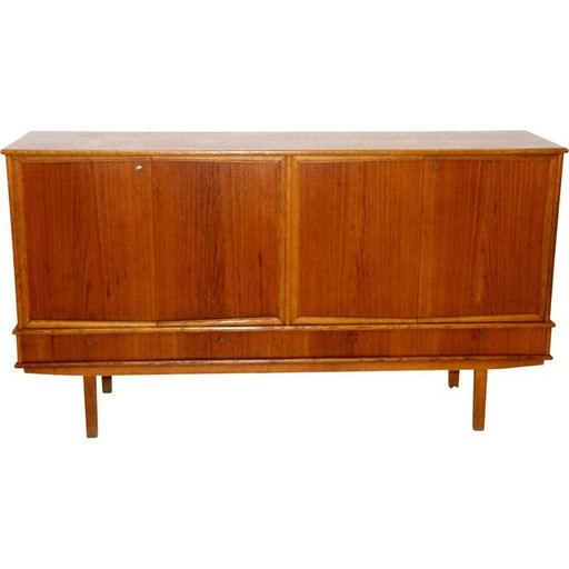 Scandinavisch teakhouten dressoir, Zweden 1960