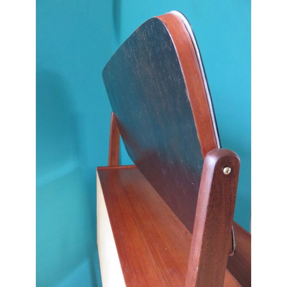 Image 1 of Vintage teakhouten kaptafel, Denemarken, 1960