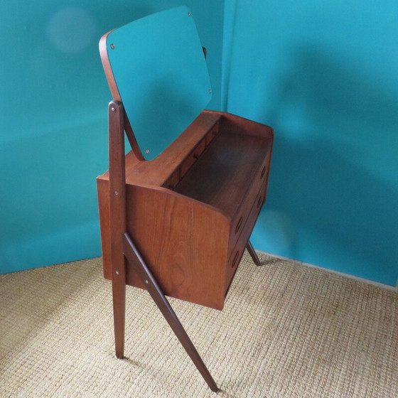 Image 1 of Vintage teakhouten kaptafel, Denemarken, 1960