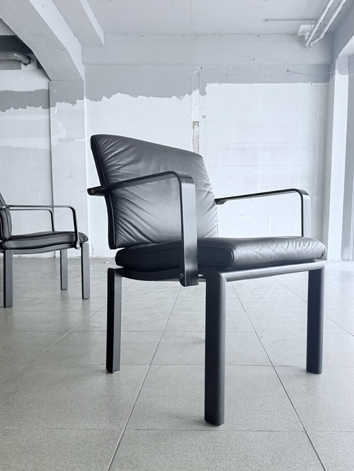 6X Quadro W Stoelen Ontwerp Bruno Rey & Charles Polin, 1989