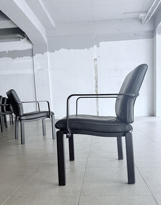 Image 1 of 6X Quadro W Stoelen Ontwerp Bruno Rey & Charles Polin, 1989