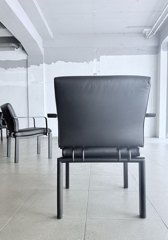 Image 1 of 6X Quadro W Stoelen Ontwerp Bruno Rey & Charles Polin, 1989