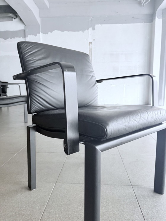 Image 1 of 6X Quadro W Stoelen Ontwerp Bruno Rey & Charles Polin, 1989