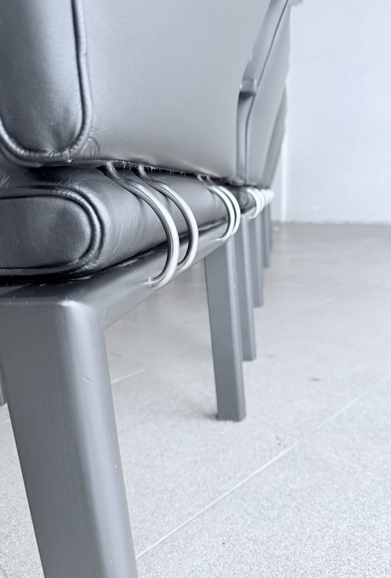 Image 1 of 6X Quadro W Stoelen Ontwerp Bruno Rey & Charles Polin, 1989