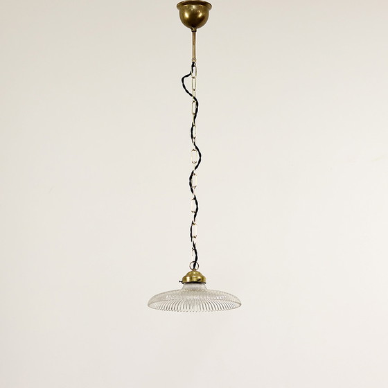 Image 1 of Art Deco Holophane Hanglamp