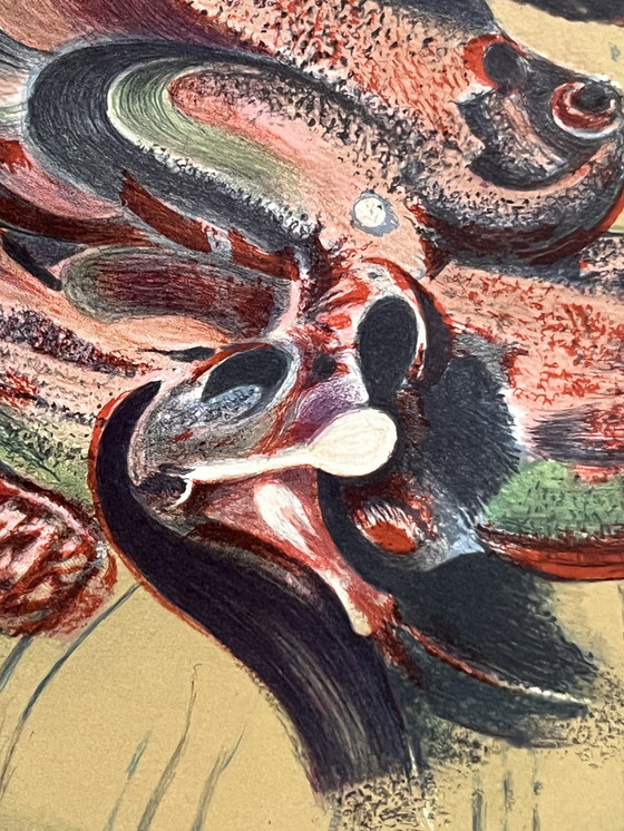 Image 1 of Francis Bacon, Lithografische Poster, Jaar 1966, Paris Art, Galerie Maeght. Persoon Couche