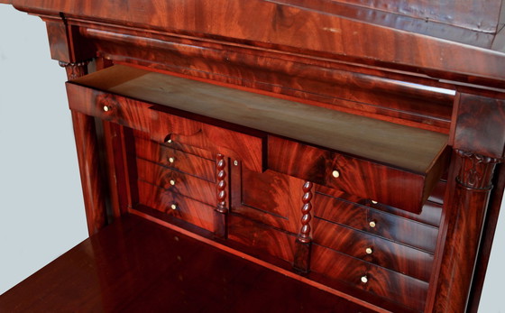 Image 1 of Antieke Biedermeier secretaire, 1890S