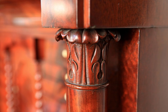 Image 1 of Antieke Biedermeier secretaire, 1890S