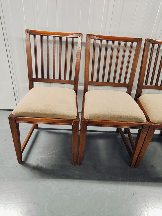 Image 1 of 4x Schuitema eetkamer stoelen