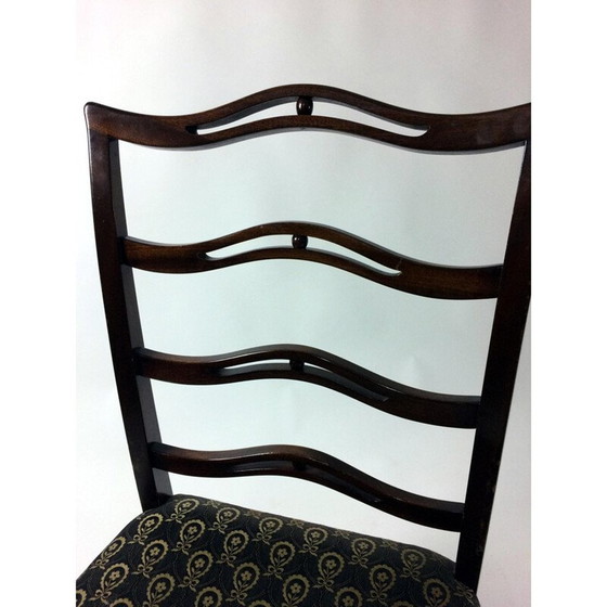 Image 1 of Set van 6 vintage mahonie eetkamerstoelen van Georg Kofoed, Denemarken 1930