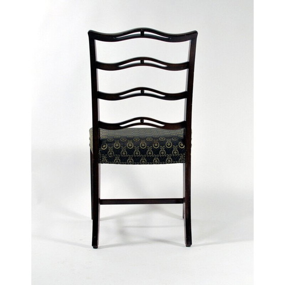 Image 1 of Set van 6 vintage mahonie eetkamerstoelen van Georg Kofoed, Denemarken 1930