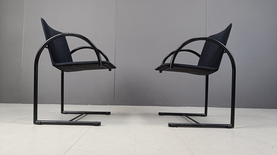 Image 1 of Vintage cirkelstoelen van Metaform, jaren '80, set van 6