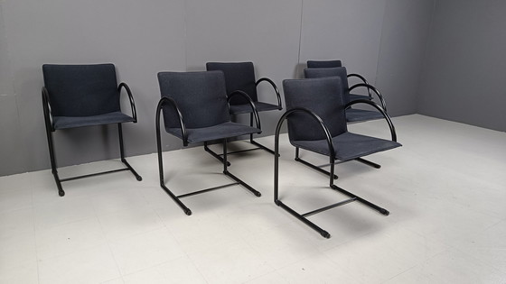 Image 1 of Vintage cirkelstoelen van Metaform, jaren '80, set van 6