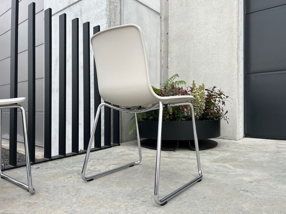 Image 1 of 7 X Vitra Hal Sledge Stoelen