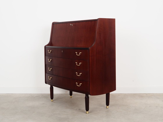 Image 1 of Mahoniehouten secretaire, Deens ontwerp, 1970S, Fabrikant: Pmj Viby J