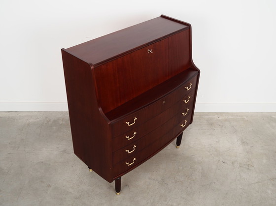 Image 1 of Mahoniehouten secretaire, Deens ontwerp, 1970S, Fabrikant: Pmj Viby J