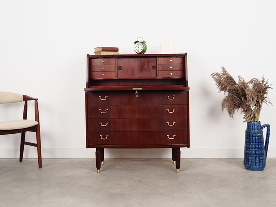 Image 1 of Mahoniehouten secretaire, Deens ontwerp, 1970S, Fabrikant: Pmj Viby J