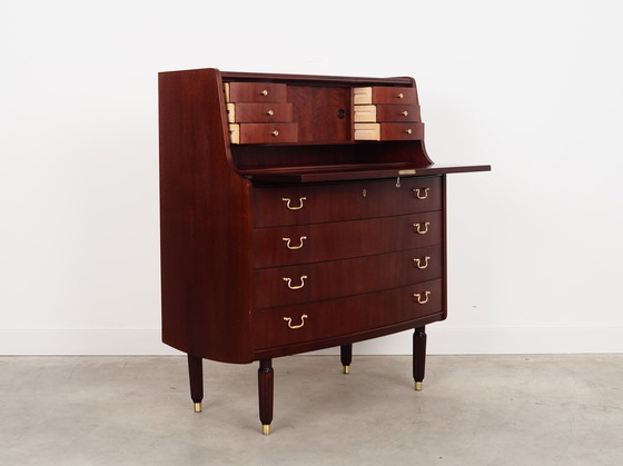 Image 1 of Mahoniehouten secretaire, Deens ontwerp, 1970S, Fabrikant: Pmj Viby J