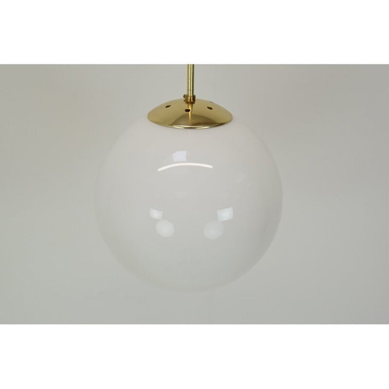 Image 1 of Mid-century glazen hanglamp van Kamenicky Senov, Tsjecho-Slowakije 1960