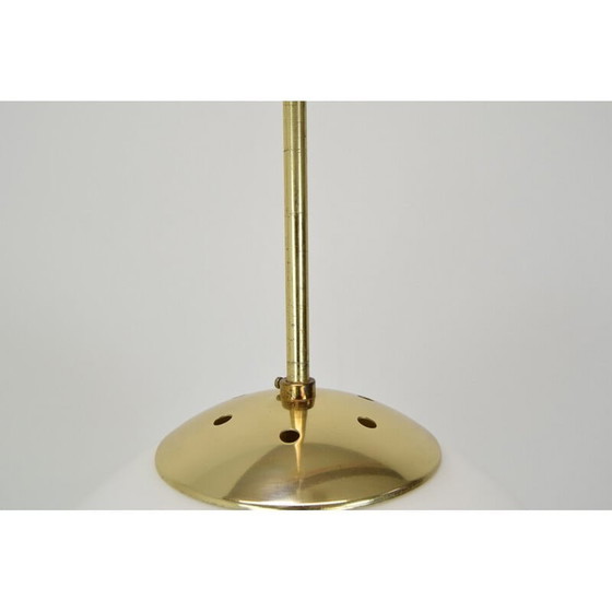 Image 1 of Mid-century glazen hanglamp van Kamenicky Senov, Tsjecho-Slowakije 1960