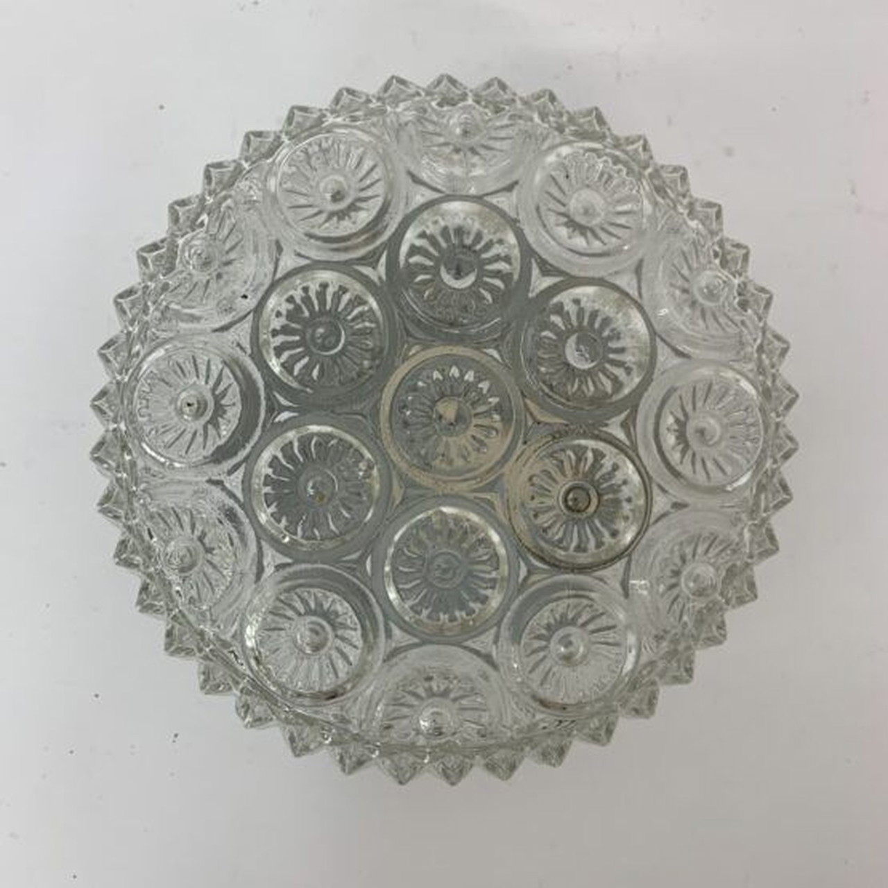 Glazen Plafond-/Wandlamp Sconce, Mid-Century Design, 1970