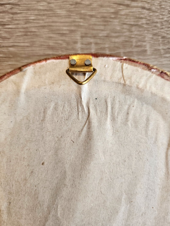 Image 1 of Olieverftafereel uit Egypte met houten frame