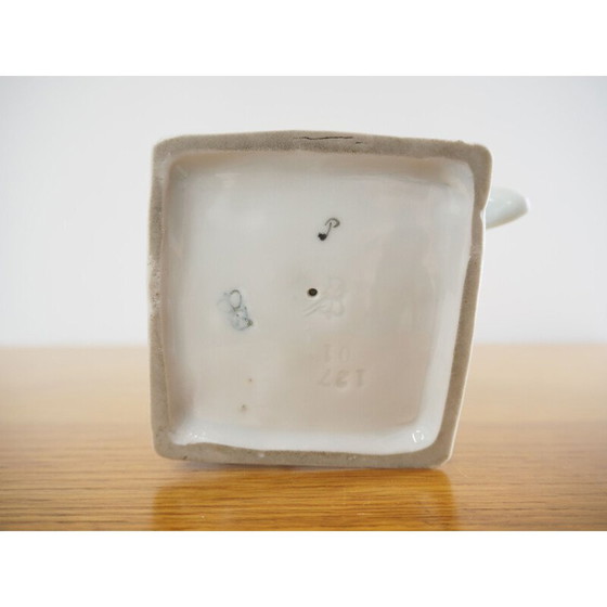 Image 1 of Porseleinen sculptuur van vos uit het midden van de eeuw, jaren 1960