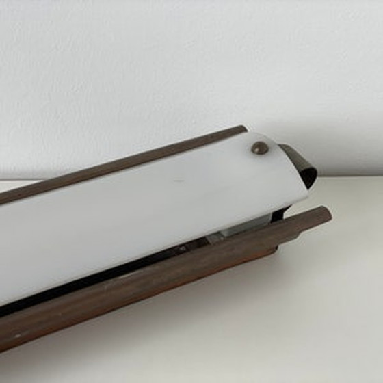 Image 1 of 50s 60s Massief Koperen Bauhaus Wandlamp