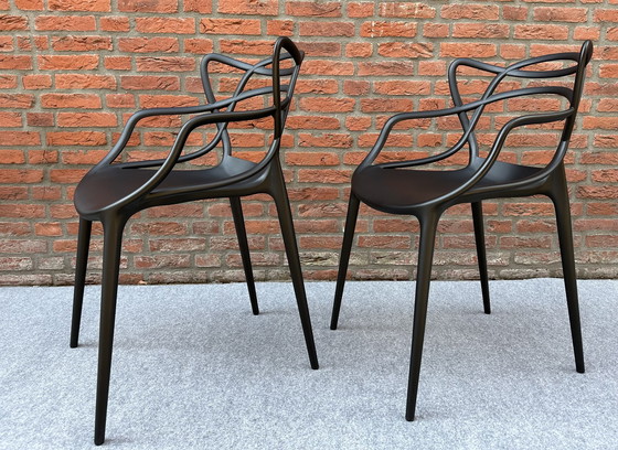 Image 1 of 2x Kartell Masters stoel by Philippe Starck