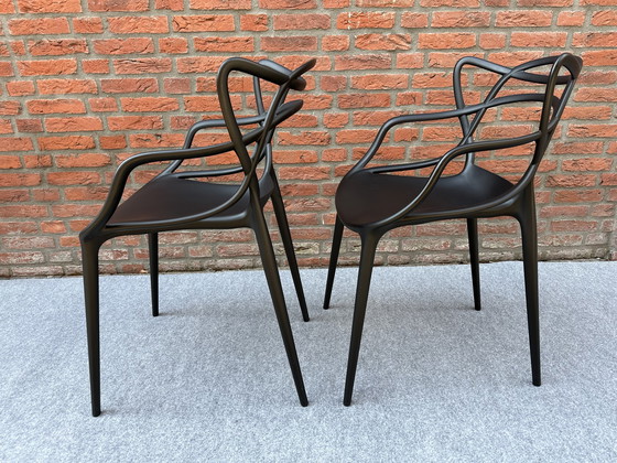 Image 1 of 2x Kartell Masters stoel by Philippe Starck