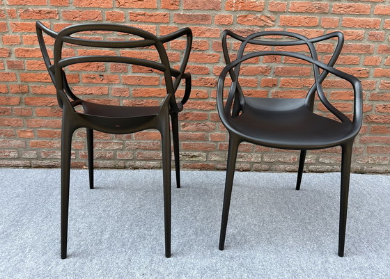 Image 1 of 2x Kartell Masters stoel by Philippe Starck