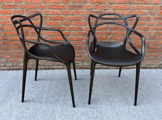 Image 1 of 2x Kartell Masters stoel by Philippe Starck