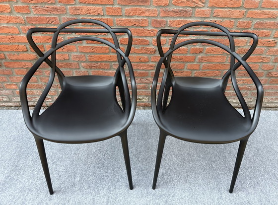 Image 1 of 2x Kartell Masters stoel by Philippe Starck