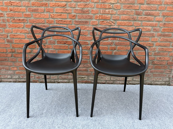 Image 1 of 2x Kartell Masters stoel by Philippe Starck