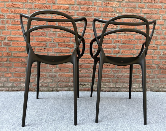 Image 1 of 2x Kartell Masters stoel by Philippe Starck