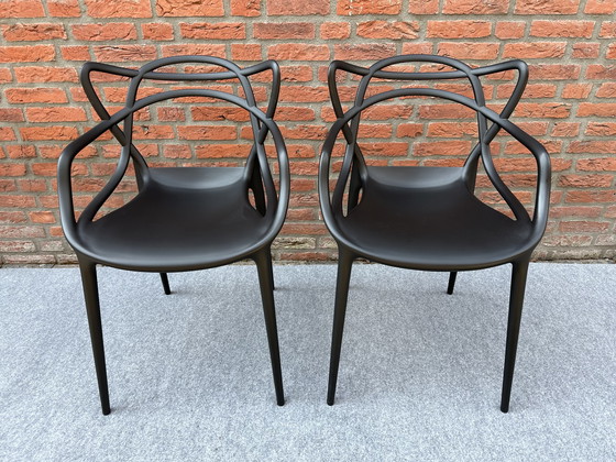 Image 1 of 2x Kartell Masters stoel by Philippe Starck