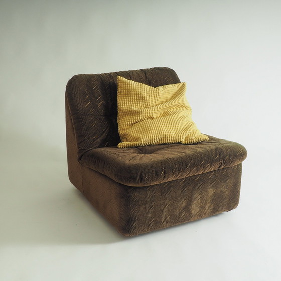 Image 1 of 70S Fluwelen 1 Zits Sofa